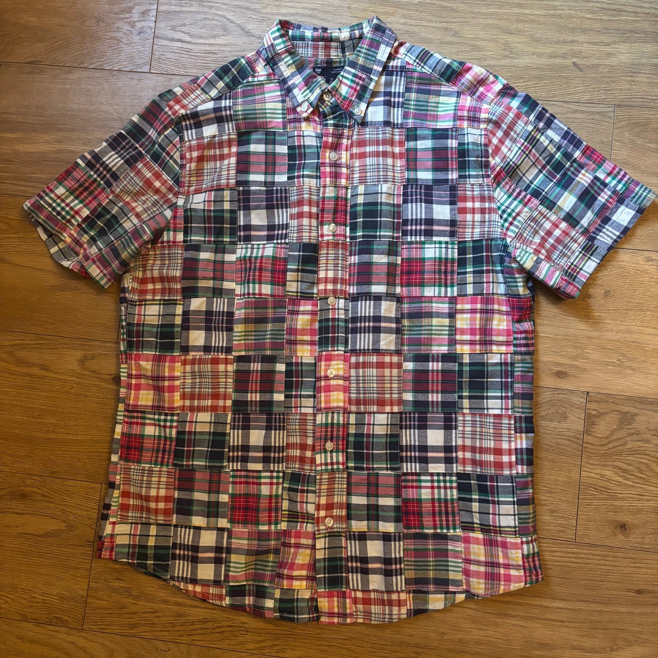 Vintage Gap Patchwork Madras Shirt, (L) | Heritage & Ivy