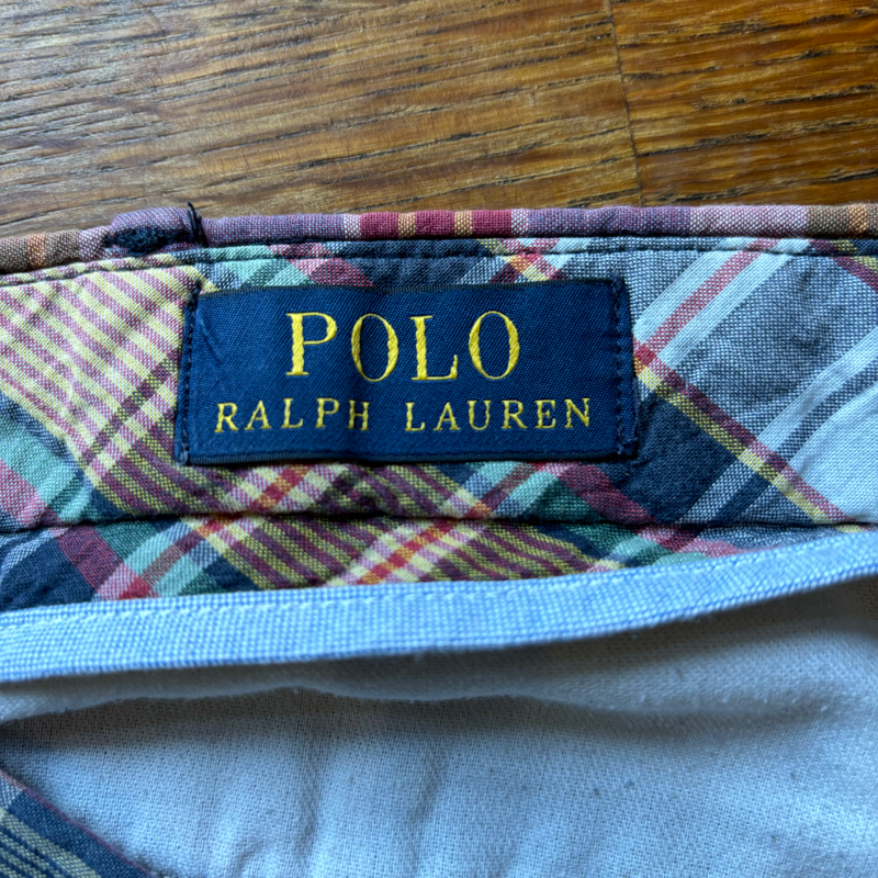 Polo ralph lauren madras shorts best sale