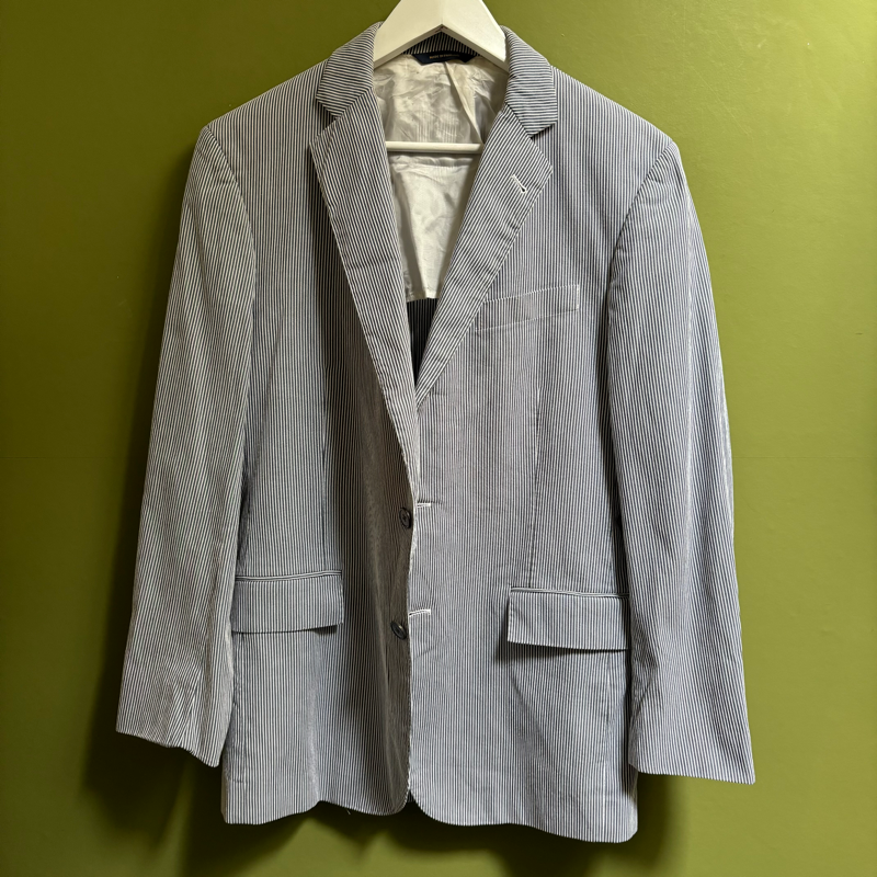 Brooks Brothers Seersucker Jacket Medium Men Heritageandivy